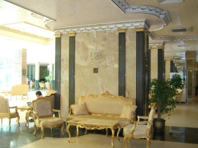 Planeta Hotel & Aquapark Free Beach Access 阳光海滩 外观 照片 Interior of the hotel